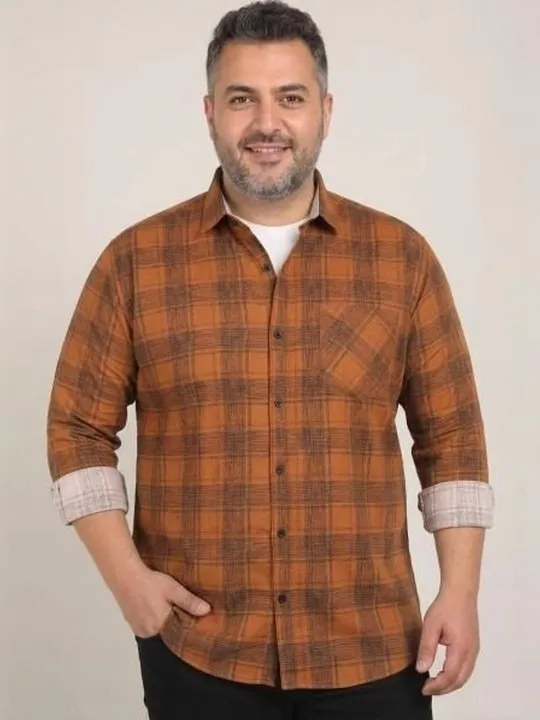 Brown Checked Regular Shirt — view 1