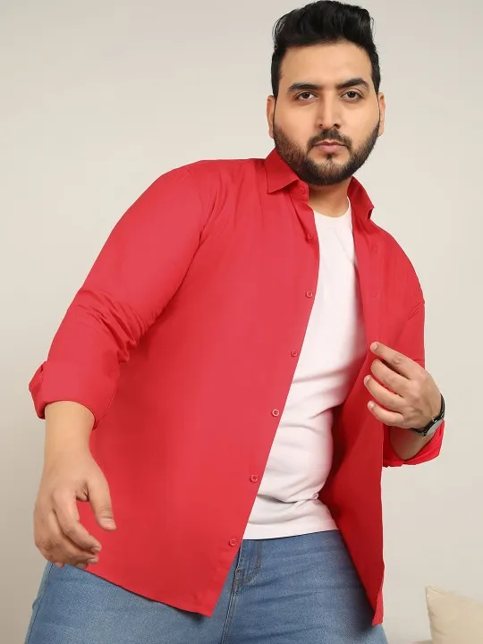Red Regular Shirt — view 1