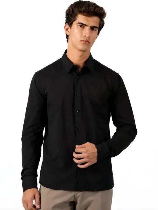 Blue Slim Shirt — view 2