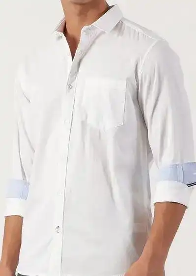 Blue Slim Shirt — view 1