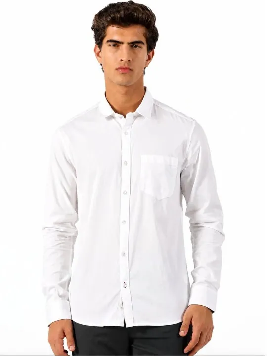 Blue Slim Shirt — view 2