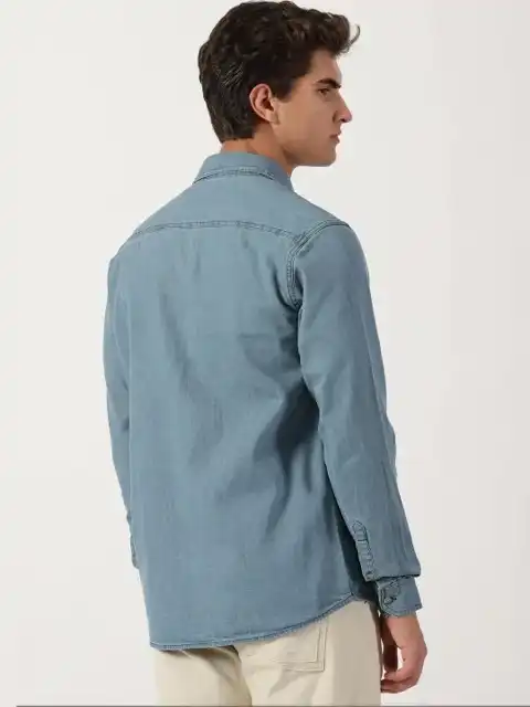 Blue Regular Shirt — view 4