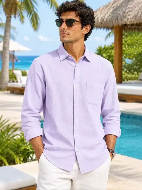 Purple Regular Shirt — view 3