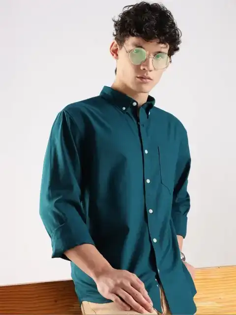 Green Regular Shirt — view 1