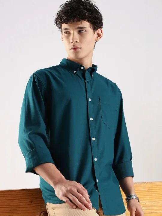 Green Regular Shirt — view 3