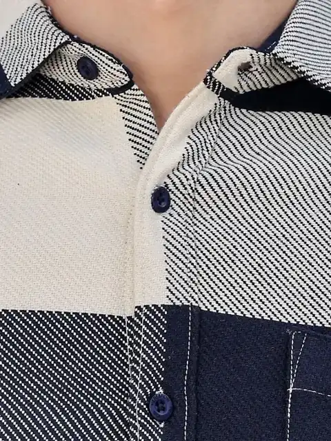 Purple Checked Slim Shirt — view 2