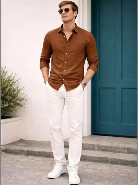 Brown Regular Shirt — view 5