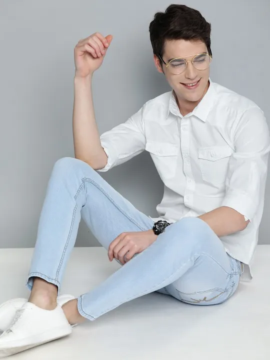 White Slim Shirt — view 1
