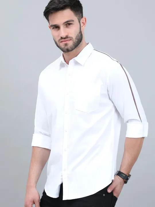 White Slim Shirt — view 1