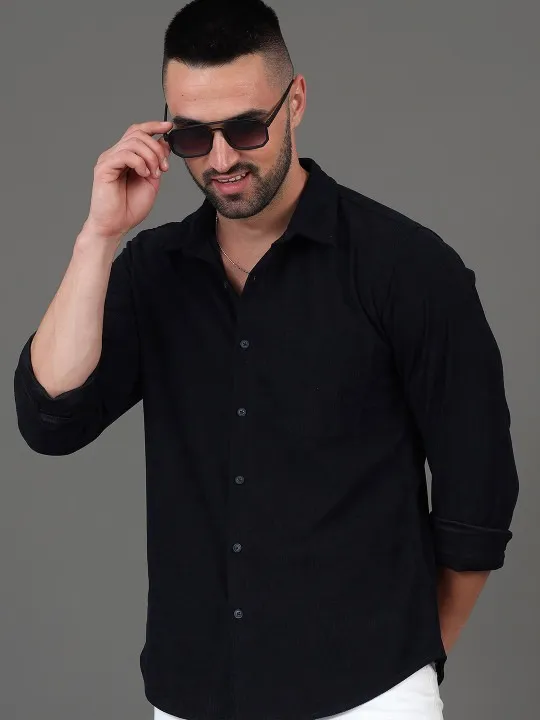 Black Slim Shirt — view 1