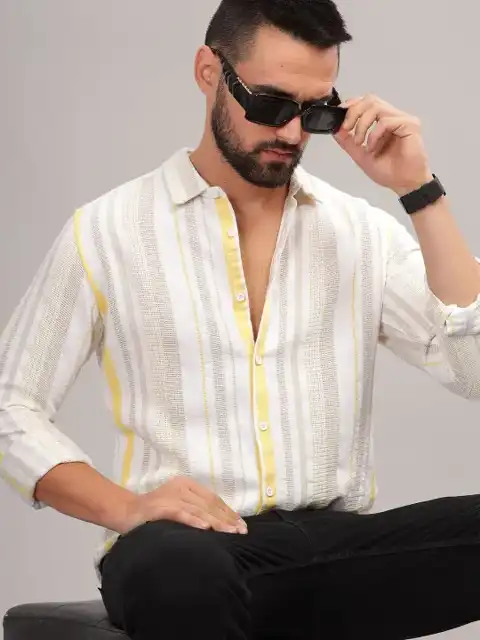 Beige Slim Shirt — view 1
