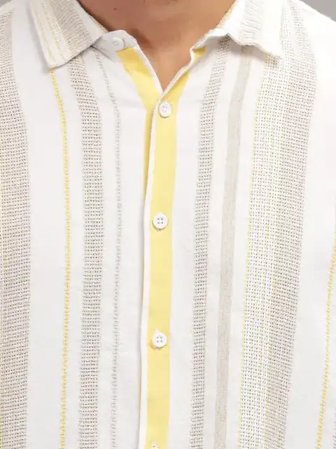 Beige Slim Shirt — view 4