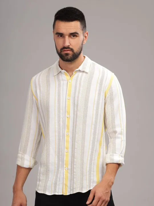 Beige Slim Shirt — view 2