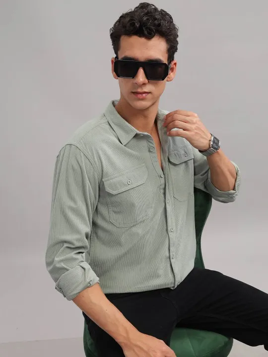 Brown Regular Shirt — view 1