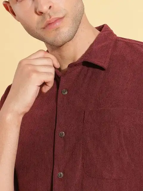 Brown Slim Shirt — view 2