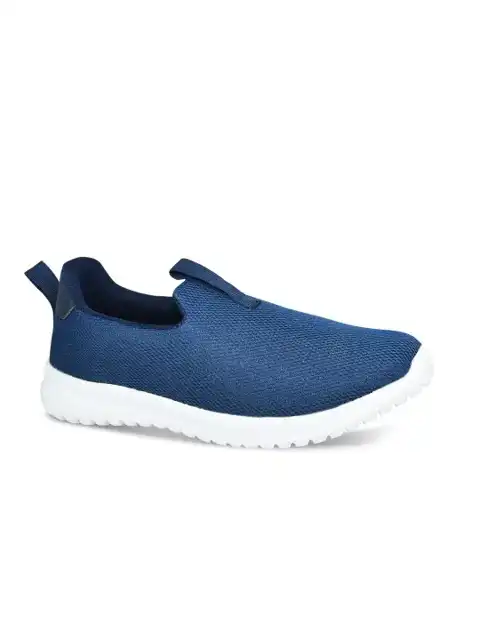 Blue Textured Sneakers — view 2