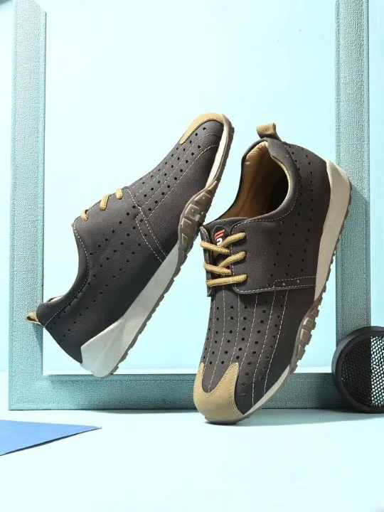 Brown Sneakers — view 1