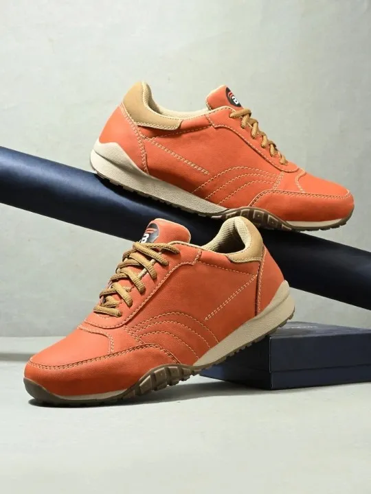Orange Sneakers — view 1