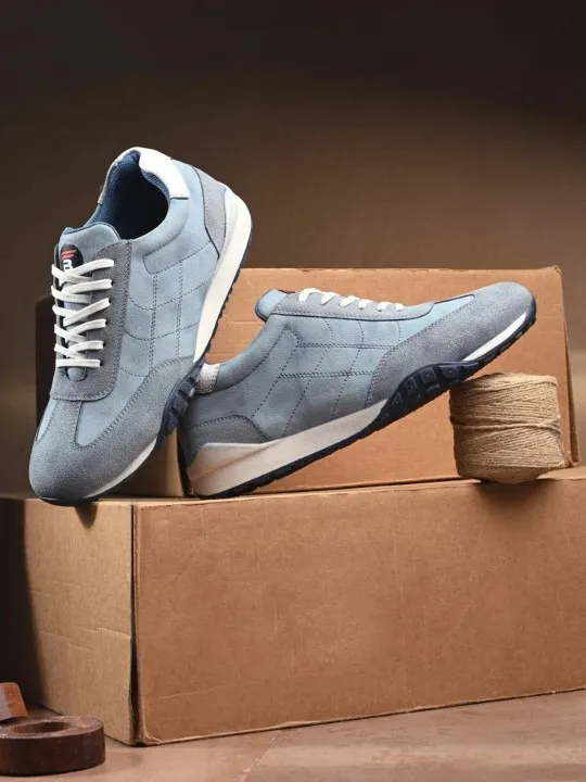 Orange Textured Sneakers — view 1