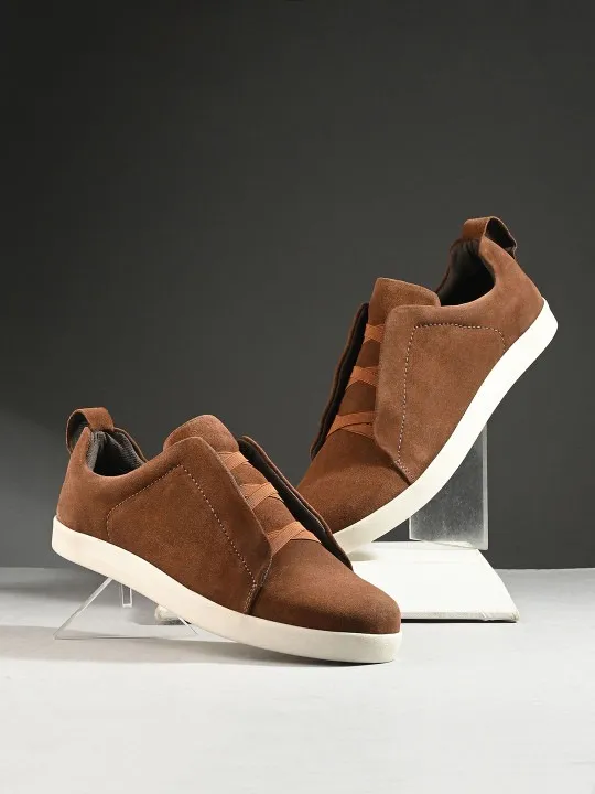 Brown Sneakers — view 1