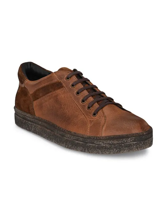 Brown Sneakers — view 1