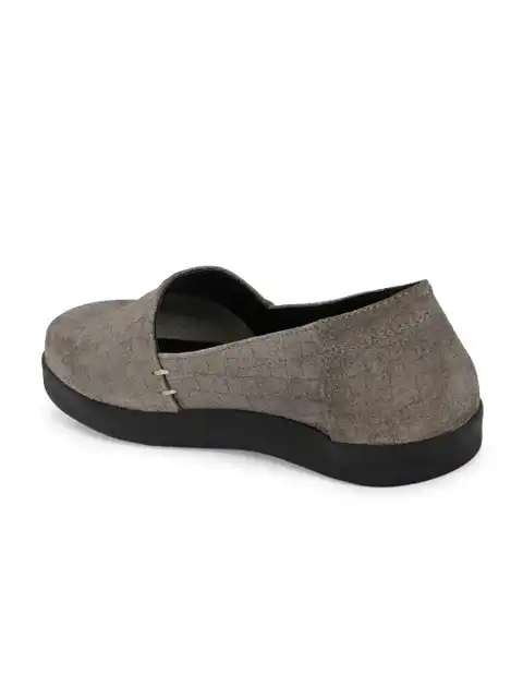 Beige Textured Sneakers — view 3