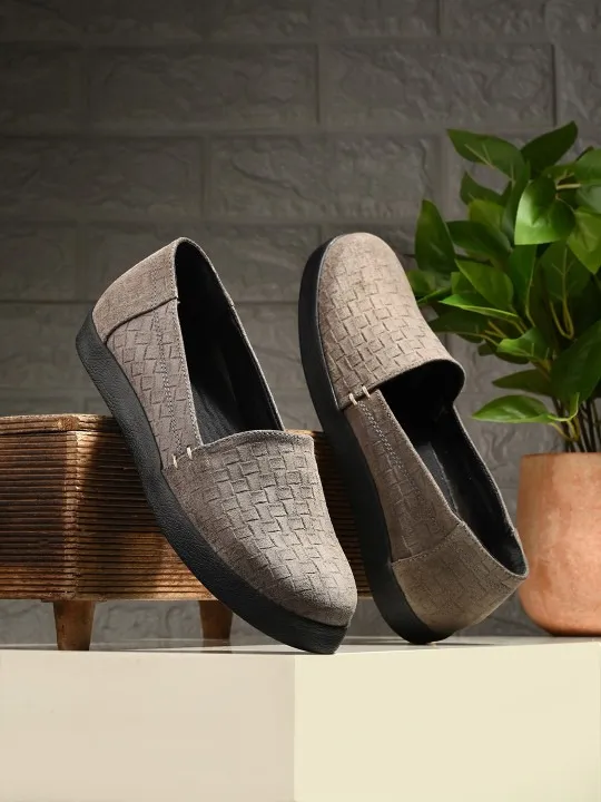Beige Textured Sneakers — view 1