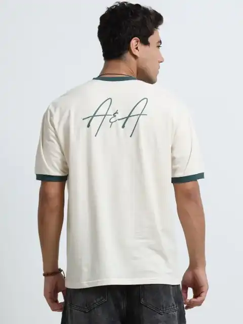 Green Printed Oversized T-Shirt — view 3