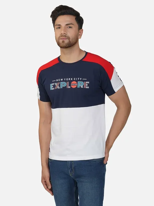 Green Colourblock T-Shirt — view 1