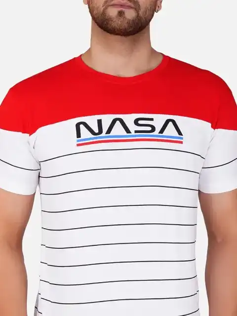 Orange Striped T-Shirt — view 2