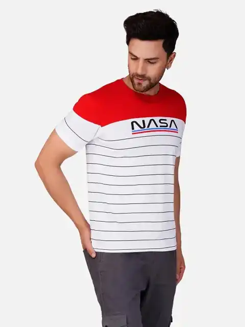 Orange Striped T-Shirt — view 3