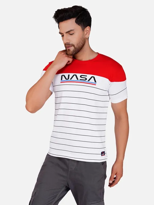 Orange Striped T-Shirt — view 1