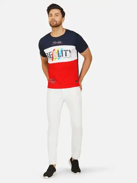 White Printed T-Shirt — view 6