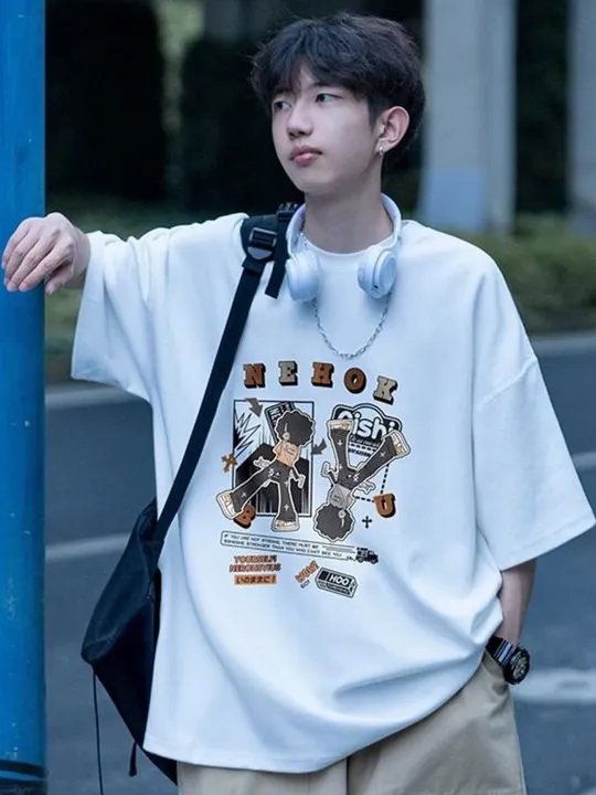 Beige Graphic Oversized T-Shirt — view 1