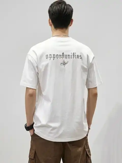 White Printed T-Shirt — view 2