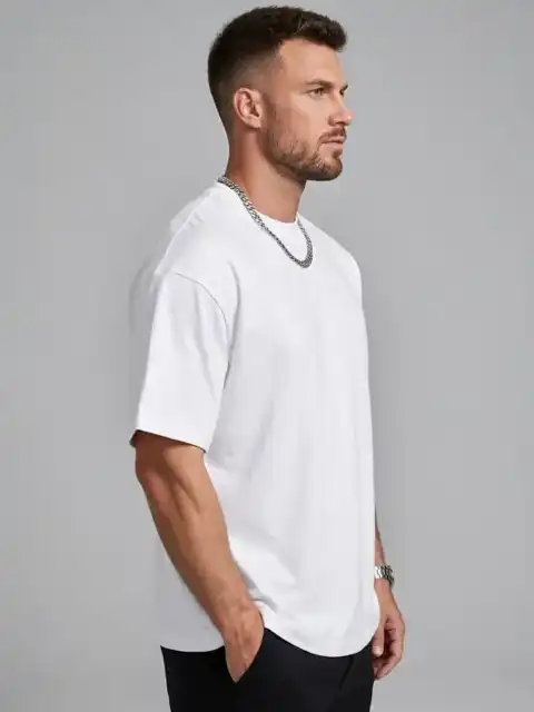 White Relaxed T-Shirt — view 2