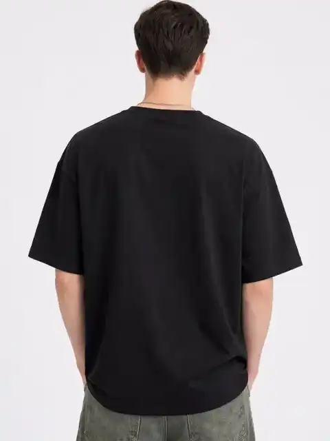 Black Relaxed T-Shirt — view 2