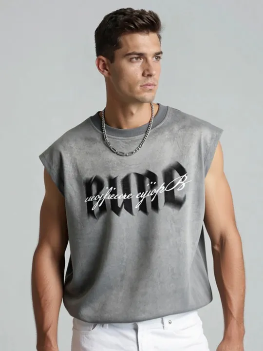 Brown Printed T-Shirt — view 1