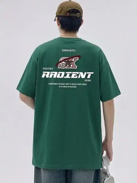 Green Printed T-Shirt — view 2