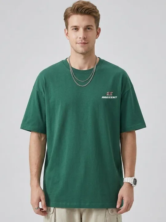 Green Printed T-Shirt — view 1