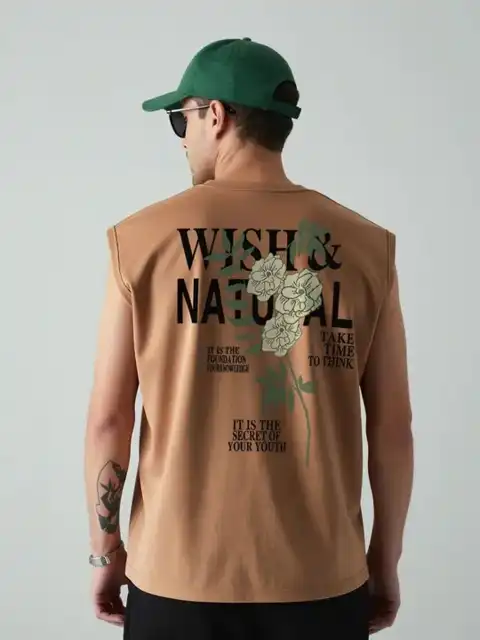 Beige T-Shirt — view 4