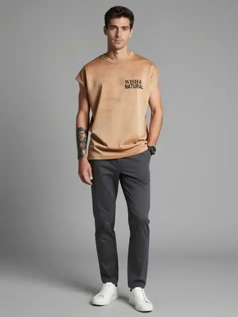 Beige T-Shirt — view 5