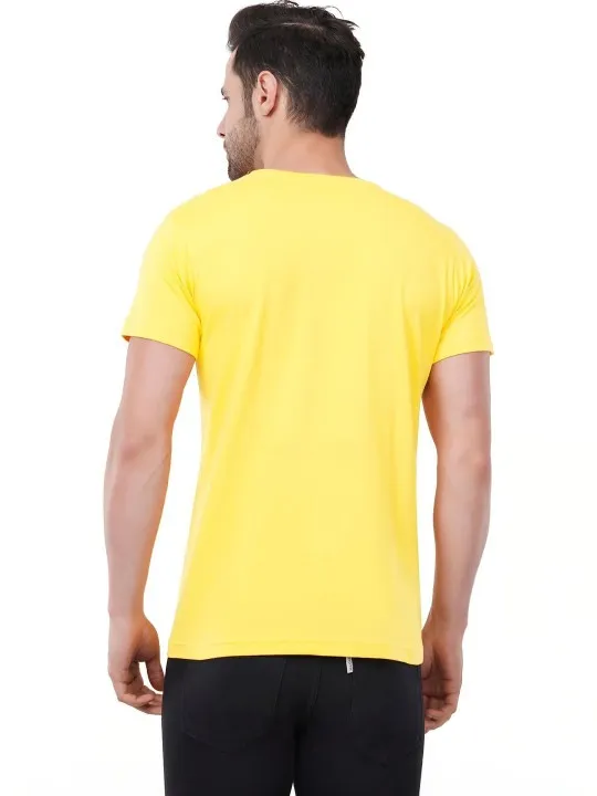 Yellow Printed T-Shirt — view 2