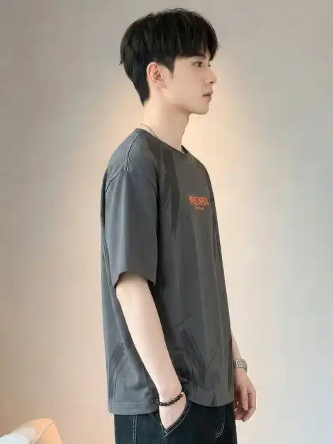 Grey Relaxed T-Shirt — view 3