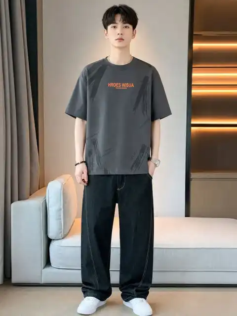 Grey Relaxed T-Shirt — view 5