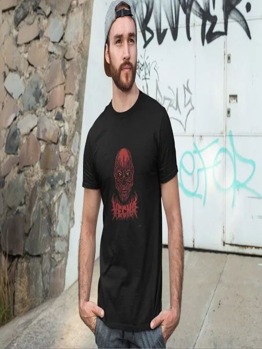 Black Printed T-Shirt — view 2