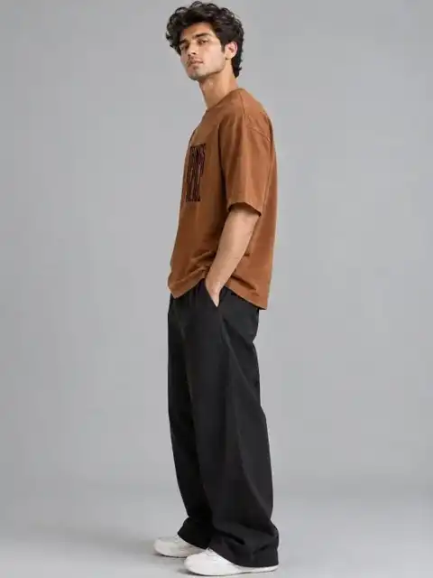 Brown Printed T-Shirt — view 3