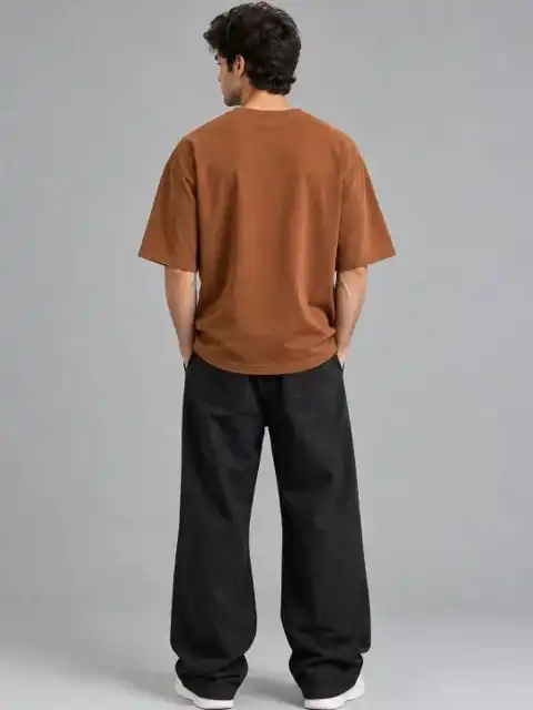 Brown Printed T-Shirt — view 4