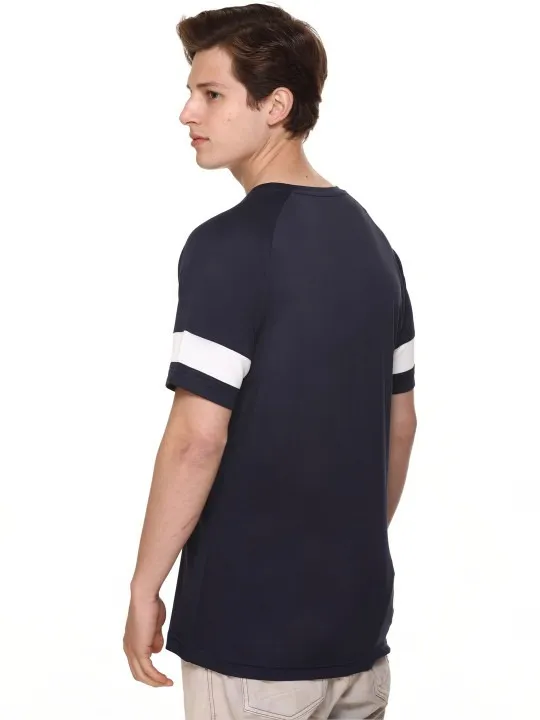 Black Colourblock T-Shirt — view 2