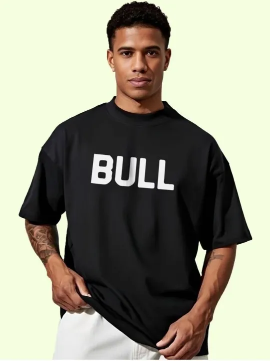 Black Printed T-Shirt — view 1
